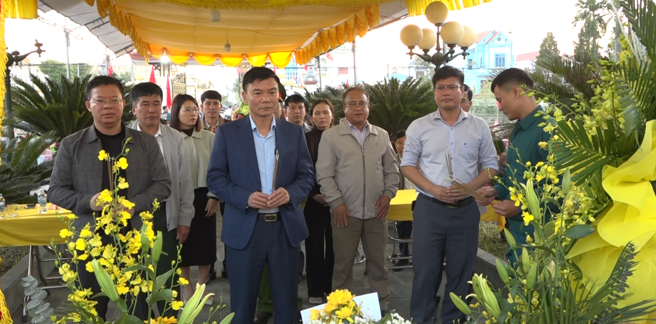 LỄ ĐÓN NHẬN, TRUY ĐIỆU VÀ AN TÁNG HÀI CỐT LIỆT SỸ LÊ VĂN ĐÔNG.