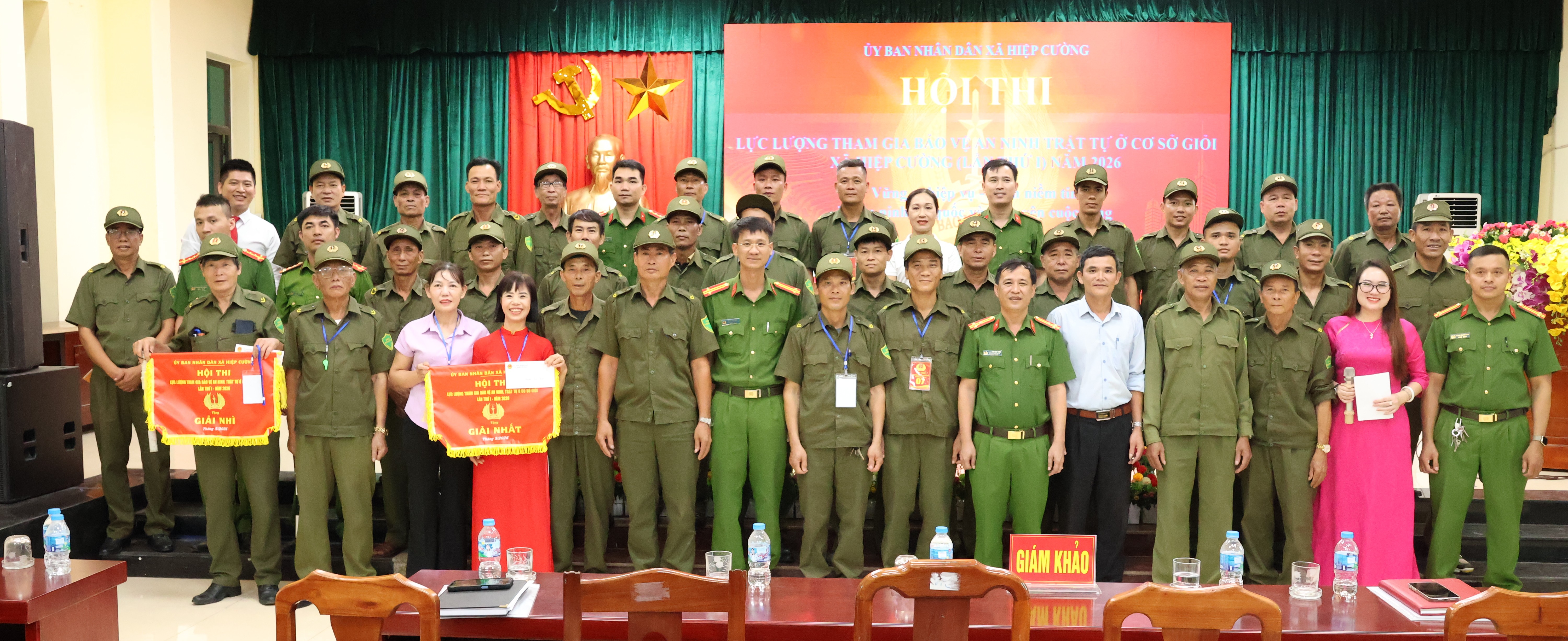 Xã Hiệp Cường tổ chức "Hội thi lực lượng tham gia bảo vệ an ninh trật tự ở cơ sở giỏi" lần thứ I, năm 2026.