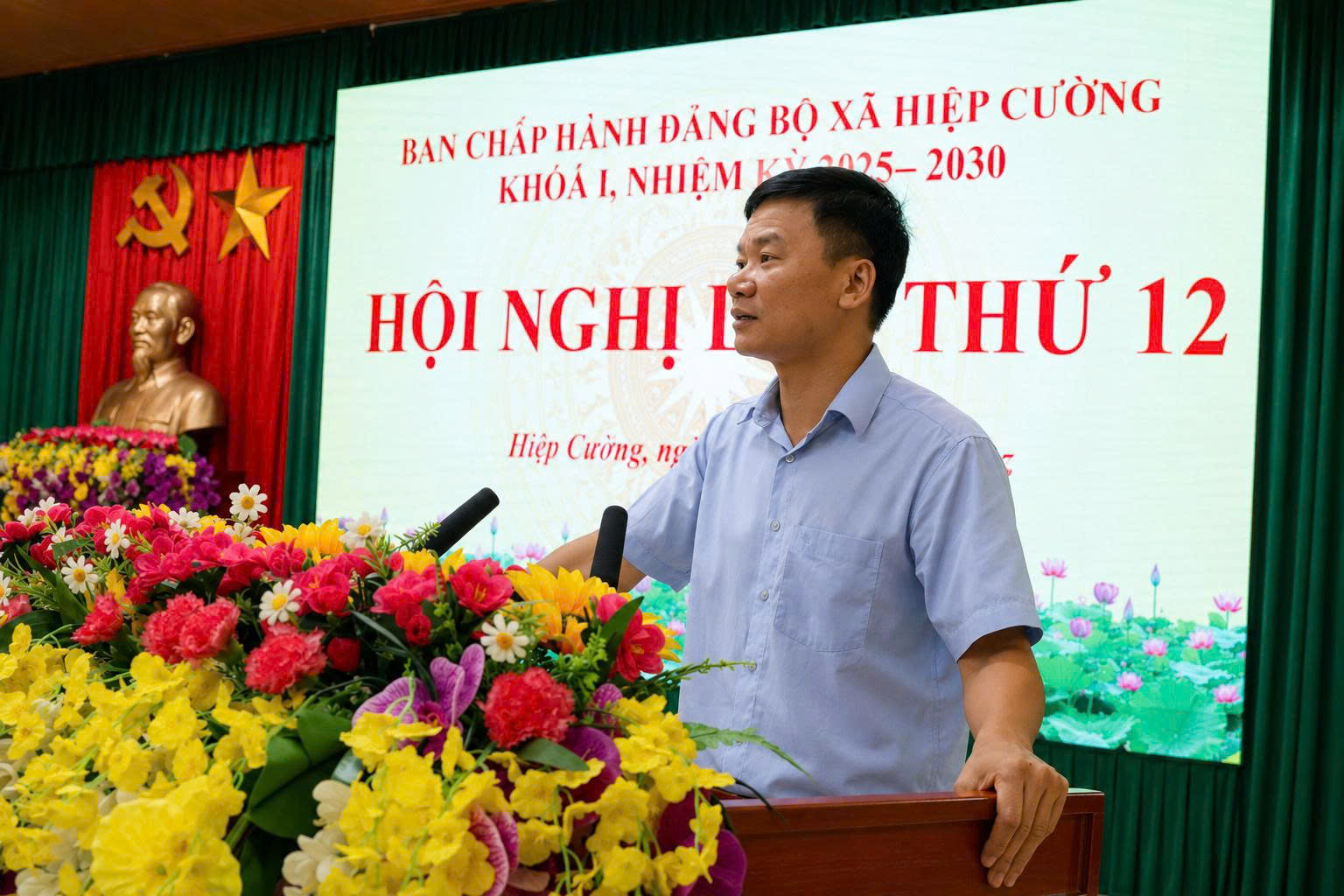 Ban Chấp hành Đảng bộ xã Hiệp Cường khóa I, nhiệm kỳ 2025 – 2030 đã tổ chức Hội nghị lần thứ 12.
