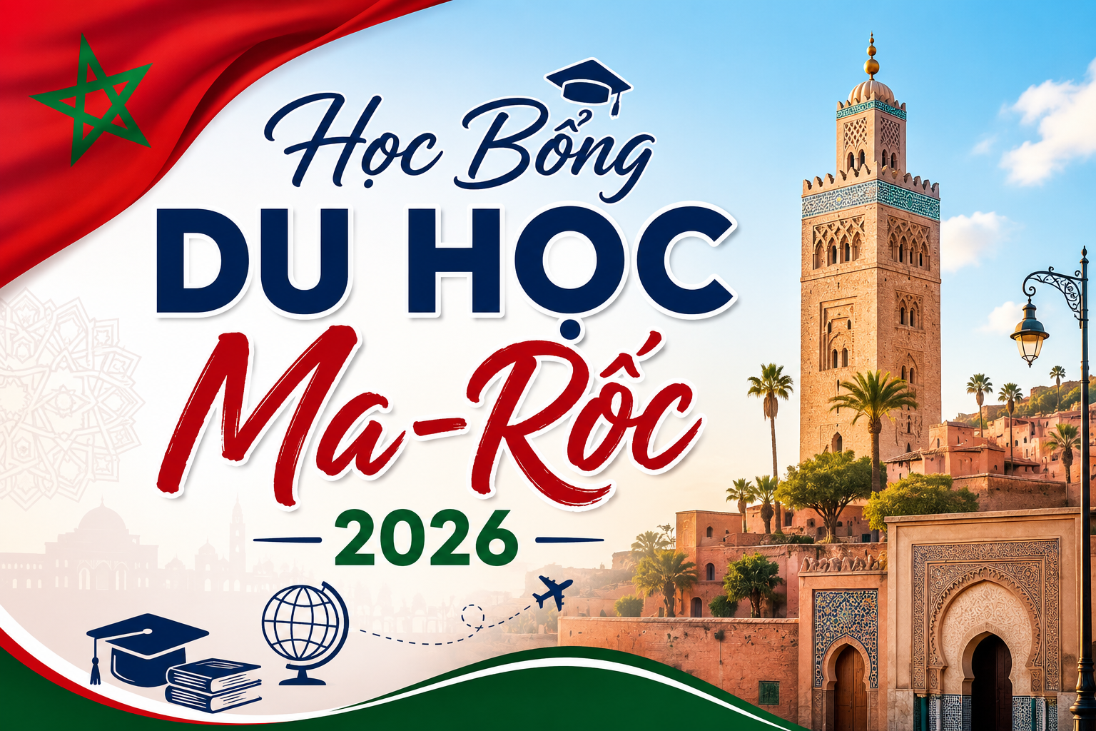 BỘ GIÁO DỤC VÀ ĐÀO TẠO THÔNG BÁO TUYỂN SINH ĐI HỌC TẠI MA-RỐC NĂM 2026