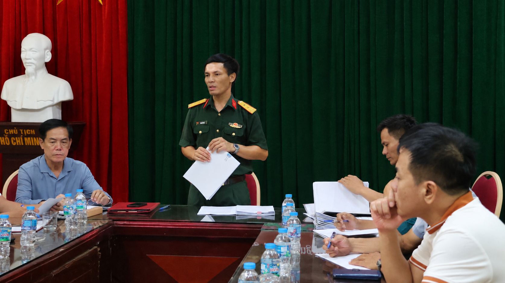 XÃ HIỆP CƯỜNG TỔ CHỨC HỘI NGHỊ TẬP HUẤN, THỐNG NHẤT QUY TRÌNH XỬ LÝ VI PHẠM HÀNH CHÍNH TRONG THỰC HIỆN LUẬT NGHĨA VỤ QUÂN SỰ VÀ LUẬT CÔNG AN NHÂN DÂN NĂM 2027.